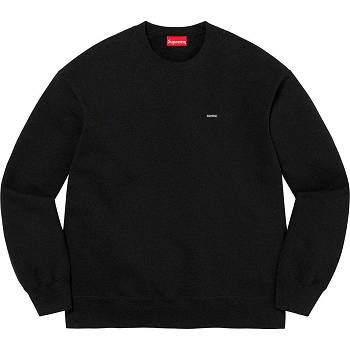 Sudaderas Supreme Small Box Crewneck Negras | Supreme 343LH